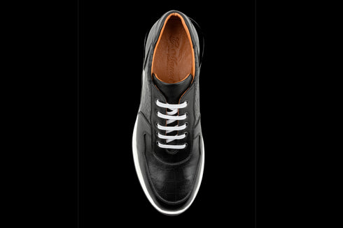 Hybrid Design & Urban-Cut Top Grain Leather Dress Sneakers for Men